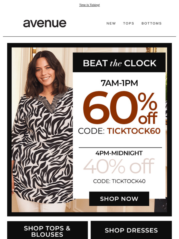 CONFIRMED: 60% off until 1pm