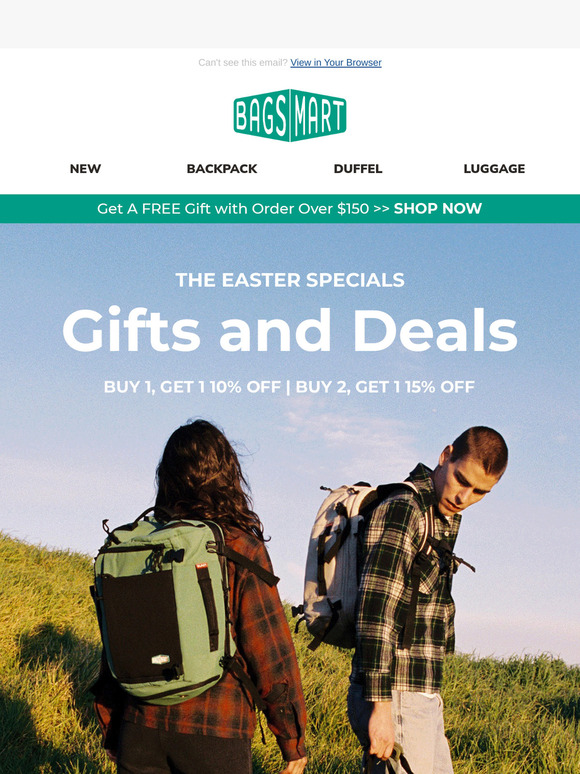 🐣EASTER SAVINGS! Buy 2, Get 1 15% Off!
