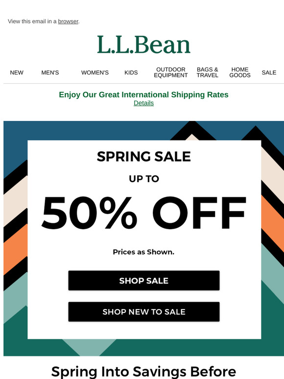 Still Time to Save: Up to 50% OFF