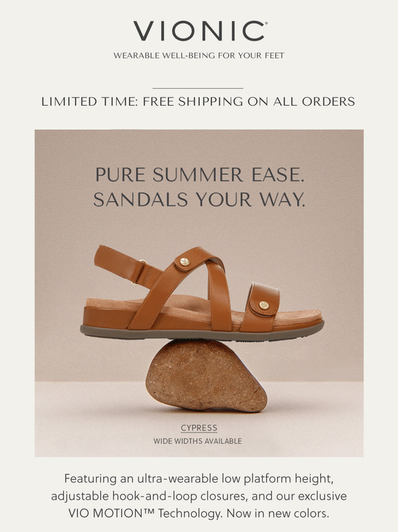 Cypress Sandal Gets A Color Refresh
