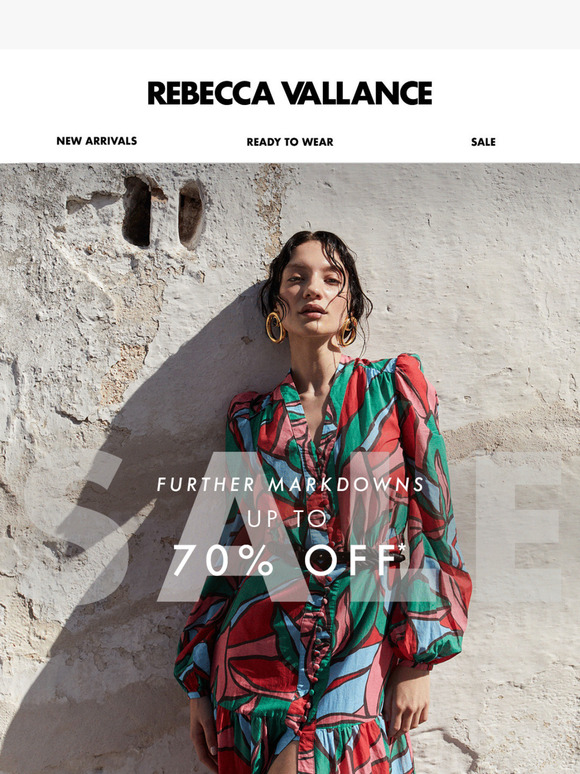 Further Markdowns | Up to 70% Off Sale