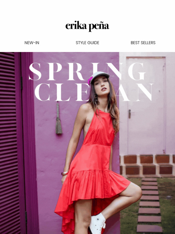 The Spring Clean SALE ends soon — iconic Erika Peña pieces at rare, divine prices.