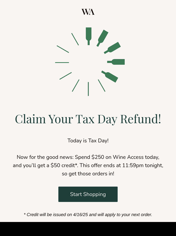 TAX DAY Refund!