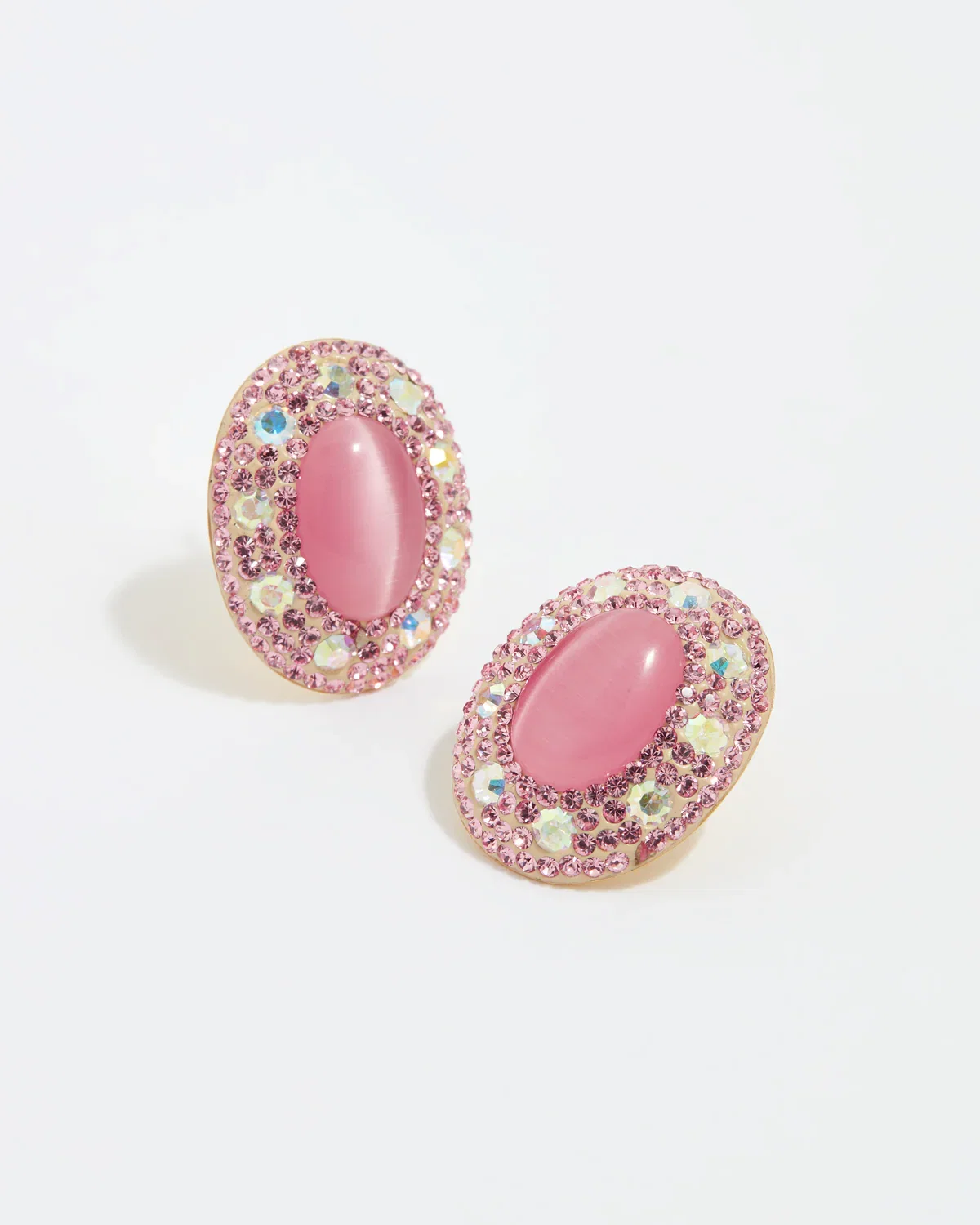 Image of Pink Dot Stud Earrings