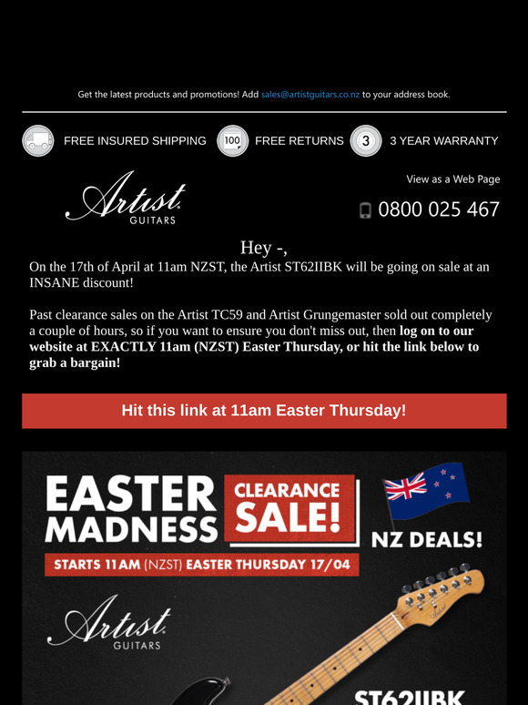 The Easter Madness SALE!