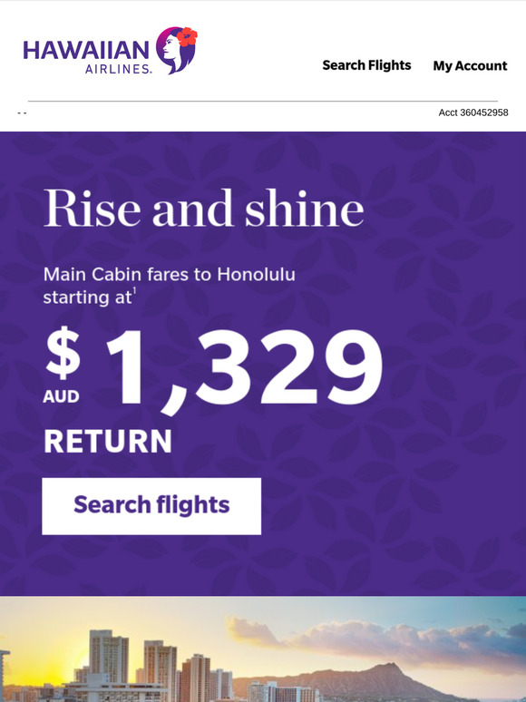 Good day, great fares
