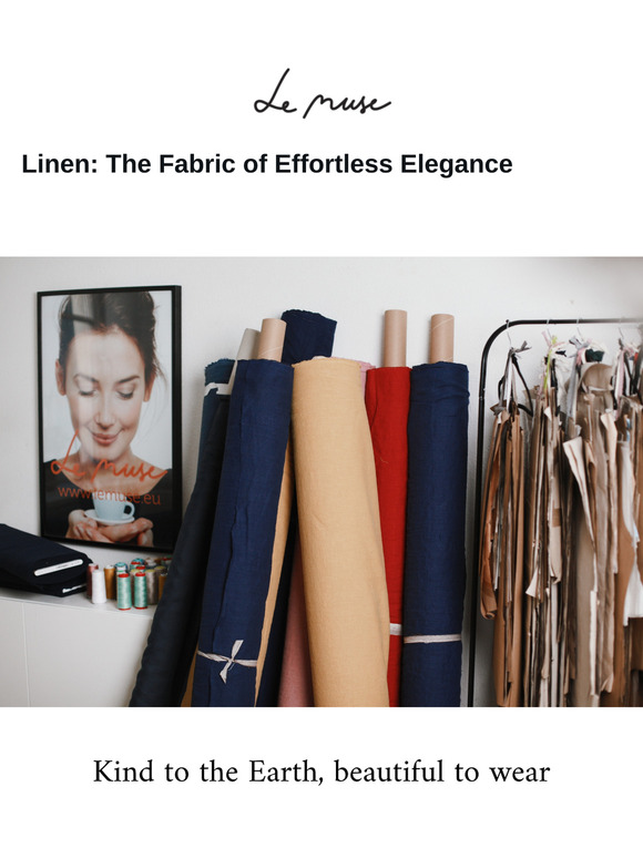 Why linen is the most elegant fabric you’ll ever wear