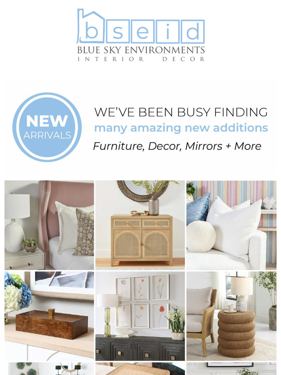 Be First in Line for our Fabulous NEW! Arrivals