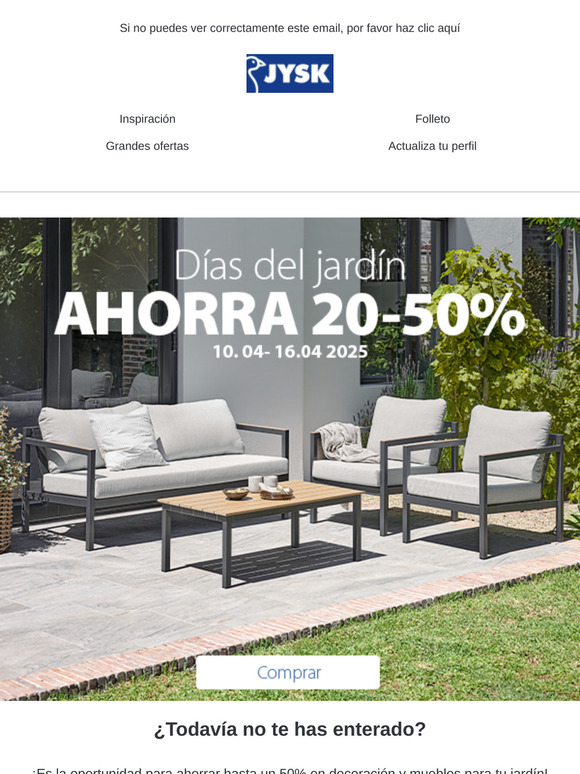 ¡Las ofertas en jardín se acaban! ⌛