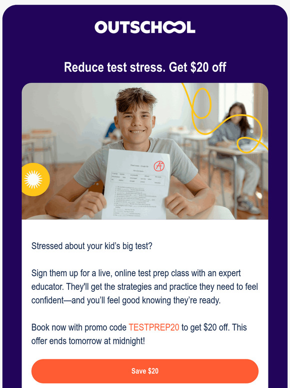 ☝️Don’t forget! $20 off test prep ends tomorrow