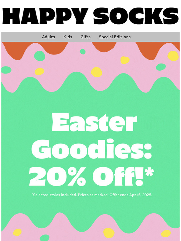 Easter Treats—Last Chance: 20% Off!