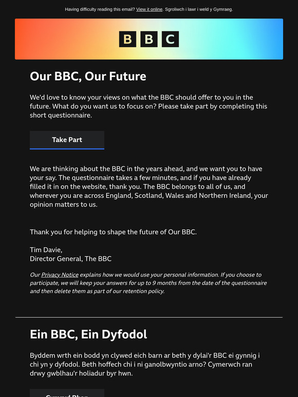Have your say on the future of the BBC