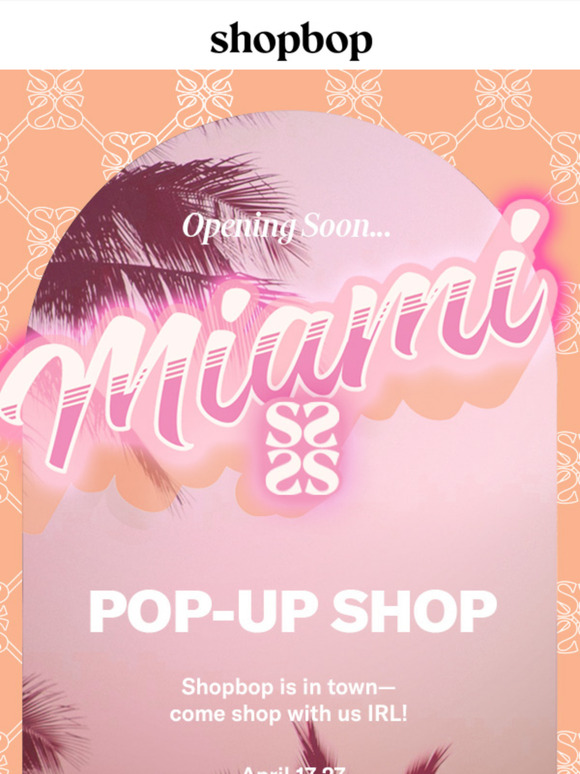 Coming soon: Shopbop Pop-Up