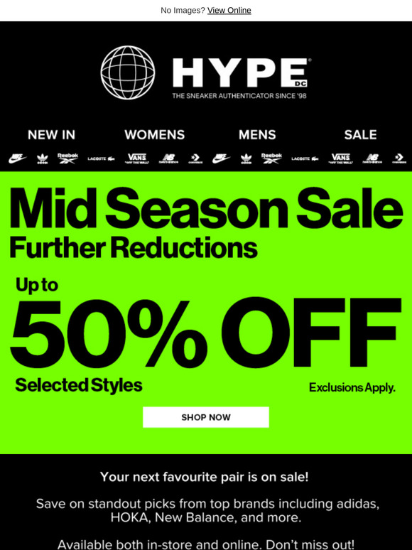 Further Reductions: Live Now
