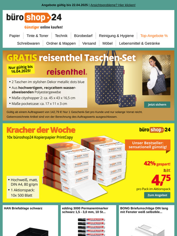 🎁 GRATIS: reisenthel Taschen-Set sichern!