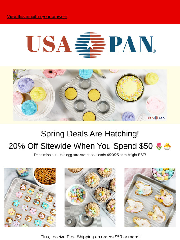 Crack Open Spring Savings: 20% Off Sitewide