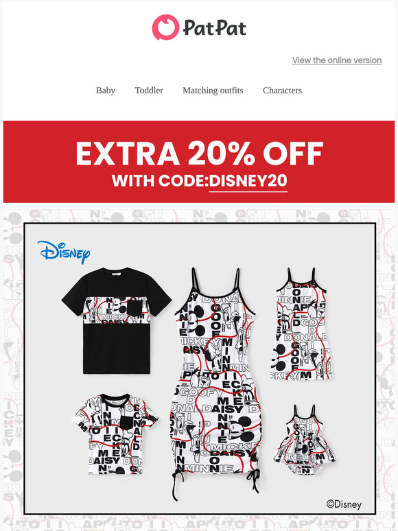 ✨Disney Family Must-Haves – Extra 20% OFF & Selling Out Fast! ⏰