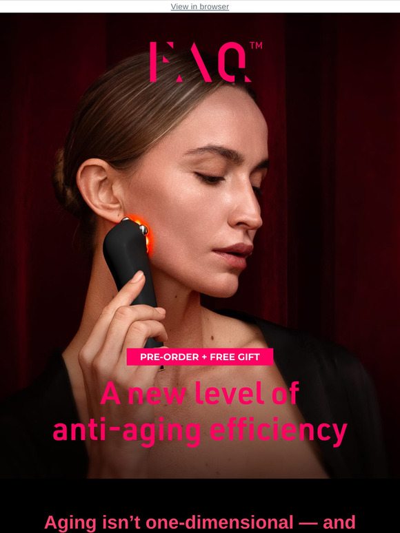NEW! Meet FAQ™ 400 & enter the world of multidimensional skincare.