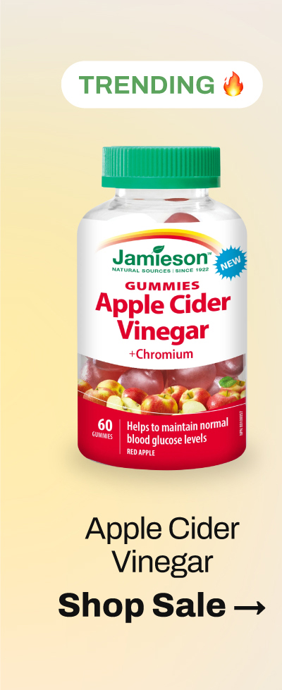 SHOP NOW Apple Cider Vinegar A convenient, great-tasting gummy to support metabolism and help maintain healthy blood sugar levels.