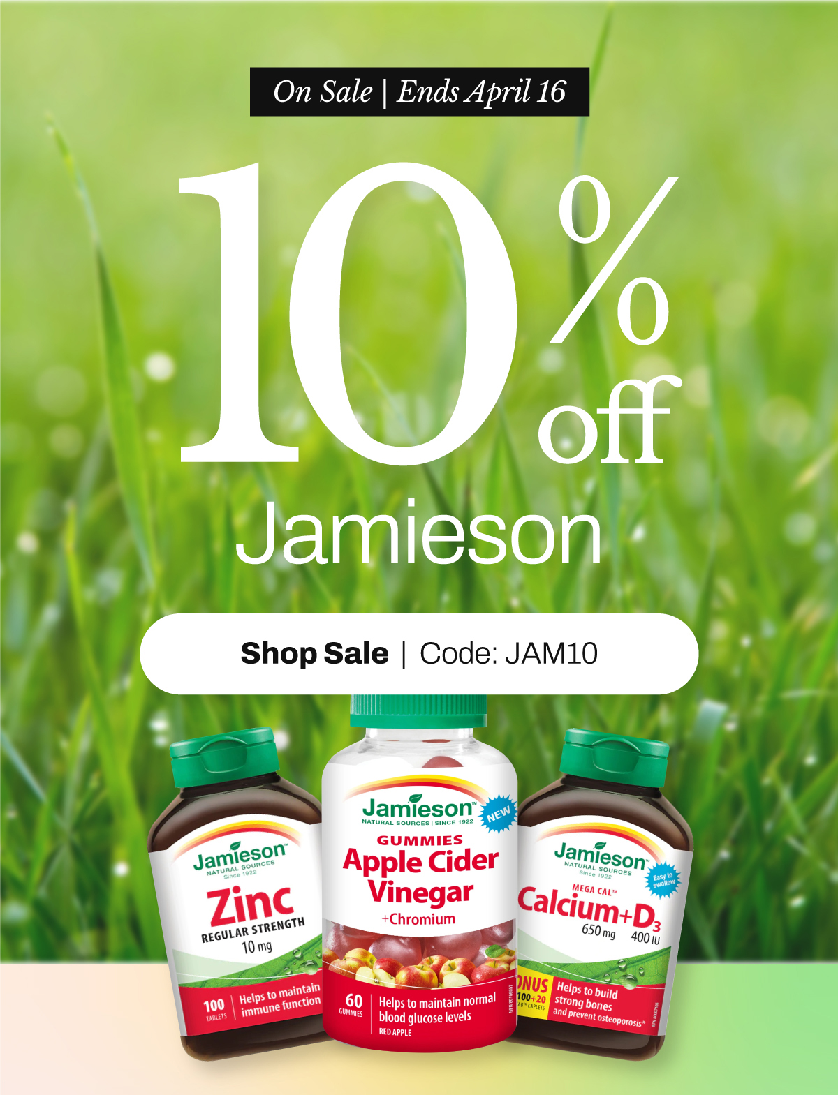 ON SALE 10% OFF Jamieson SHOP NOW Code: JAM10