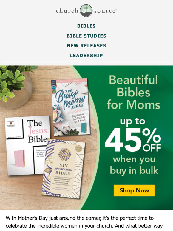Find the perfect Bible for Mom - now up to 45% off! 💝