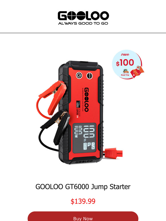 🔥⚡Hot New Arrival! GOOLOO GT6000 Jump Starter