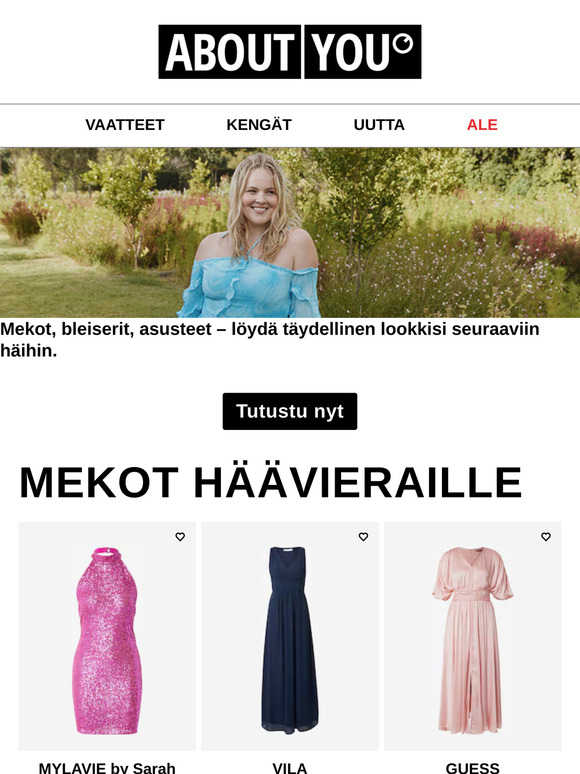 Täydellisesti pukeutunut häävieras