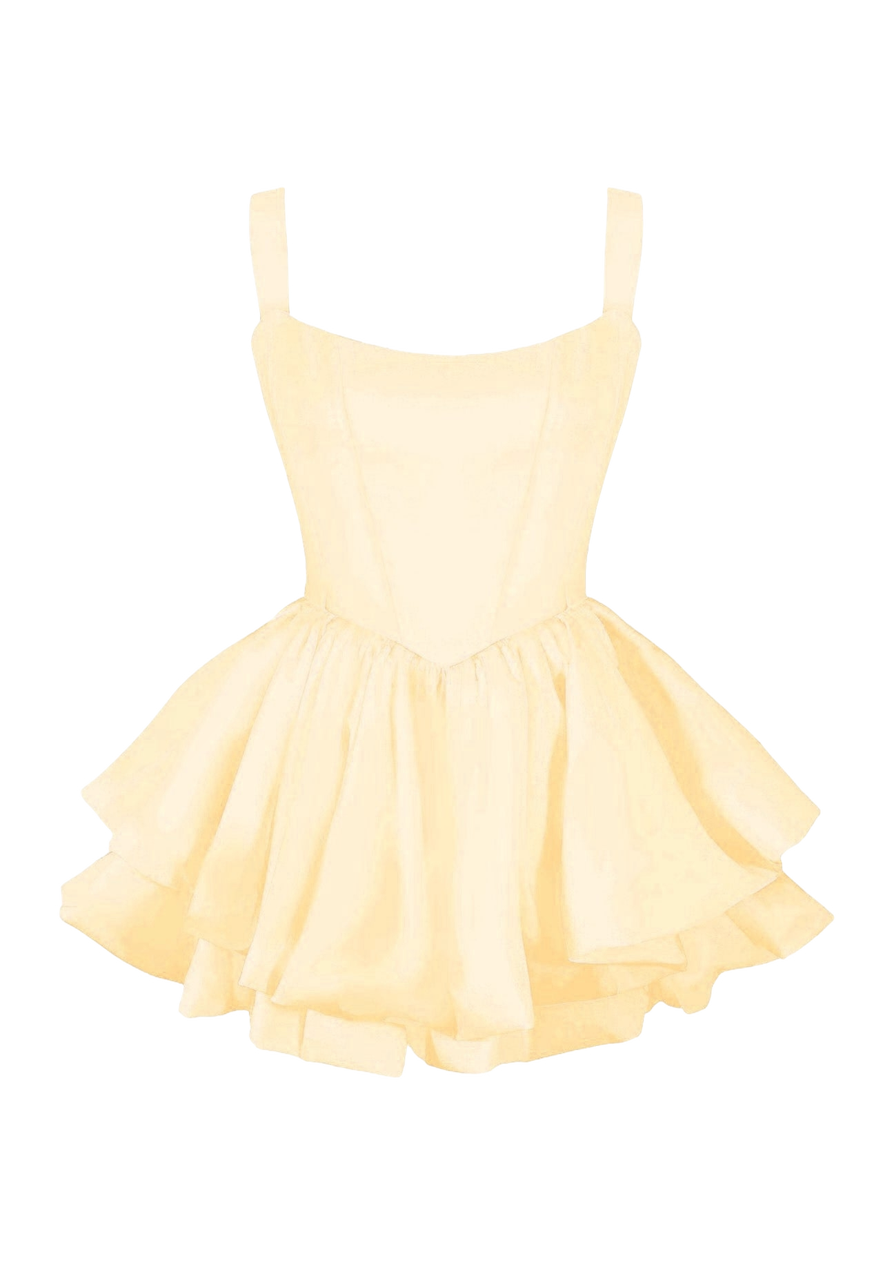 Image of Este Dress - Butter Yellow