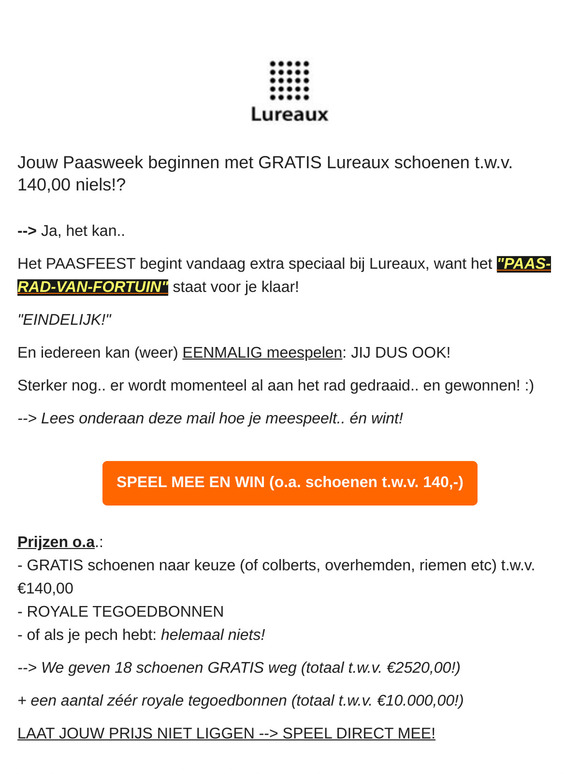 Jouw GRATIS schoenen t.w.v. 140,- (18x) niels 🎁