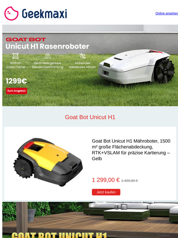 Neuheit im Garten: Unser neuester Mähroboter ist da!🌿 🌞