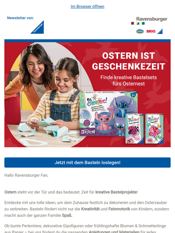 Basteln in den Osterferien! ✂️