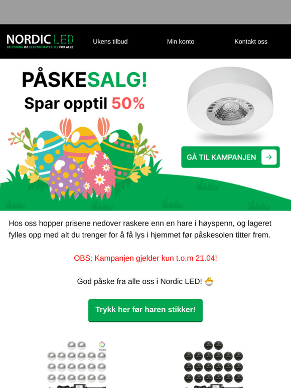 Påskesalget starter NÅ! 🐣