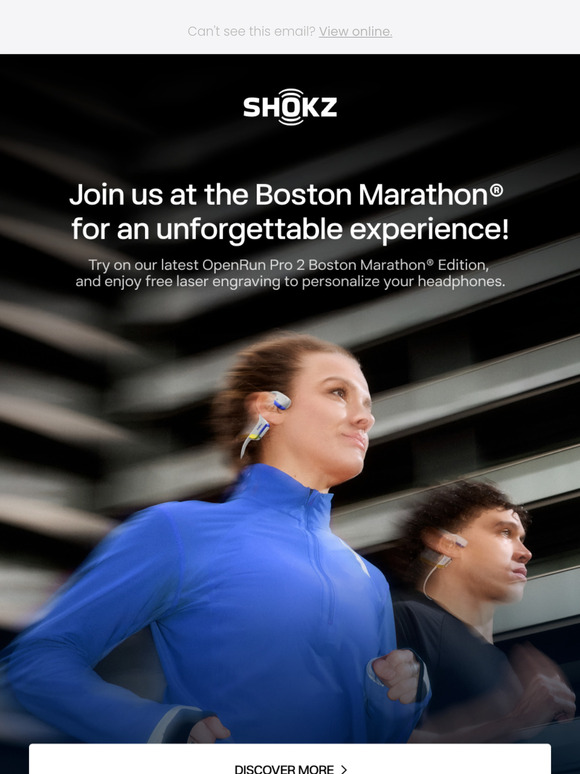 💙🦄 Don't Miss Us in Boston — We're the Official Headphone of the Boston Marathon®