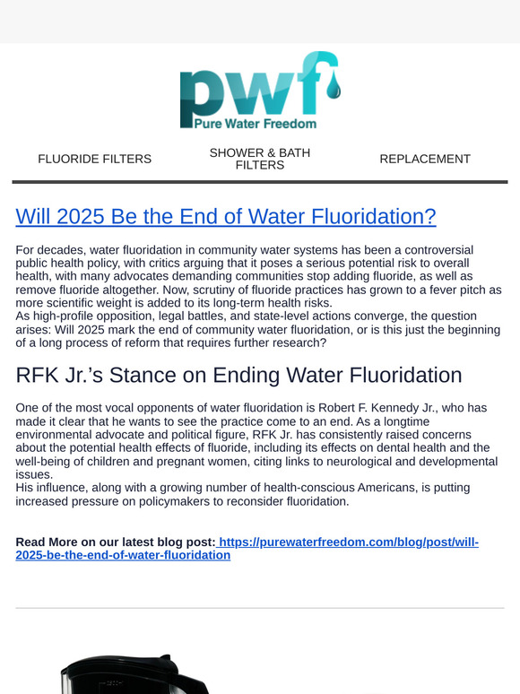 Will 2025 Be the End of Water Fluoridation?