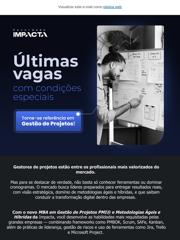 🚀 Seu próximo passo rumo à liderança em projetos começa aqui