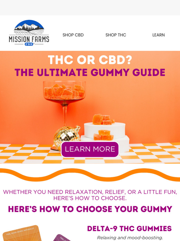 Gummies 101: THC vs. CBD Explained