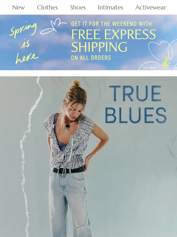 True blues from We The Free 👖