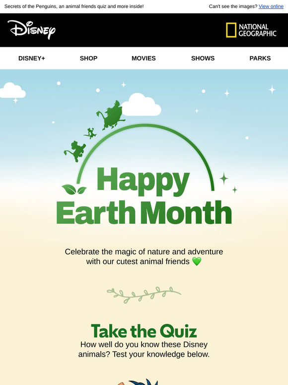 Celebrate Earth Month with Disney 🌍🐧