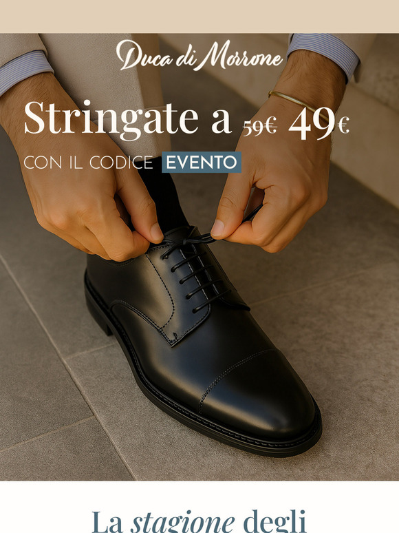 🎩 Cerimonie in vista? Scarpe eleganti a 49€ !!