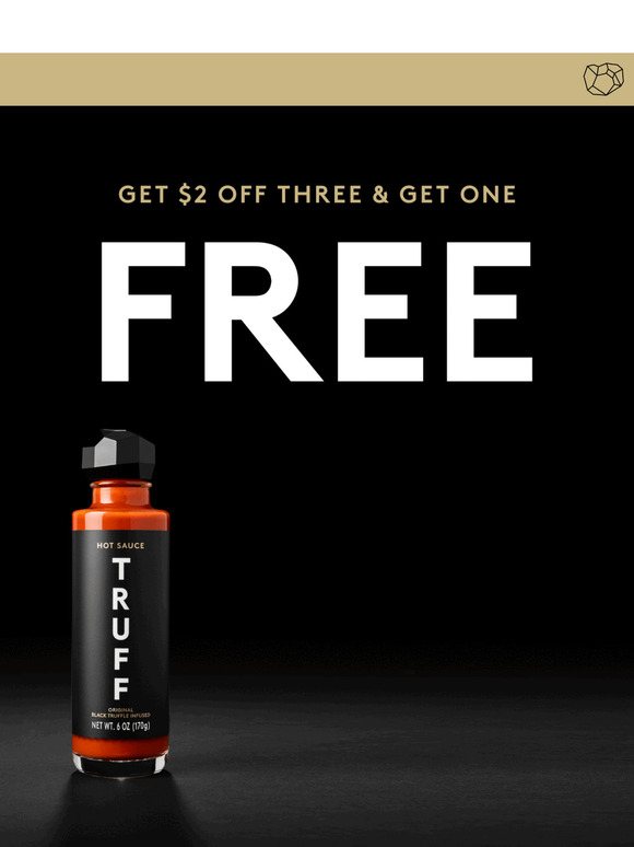 Get 💸 off TRUFF Hot Sauce