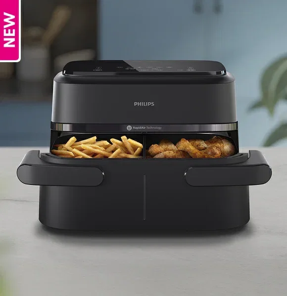 Phillips 1000 Series Dual Basket Airfryer 7.1L