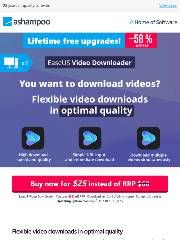 EaseUS Video Downloader - The ultimate video downloader