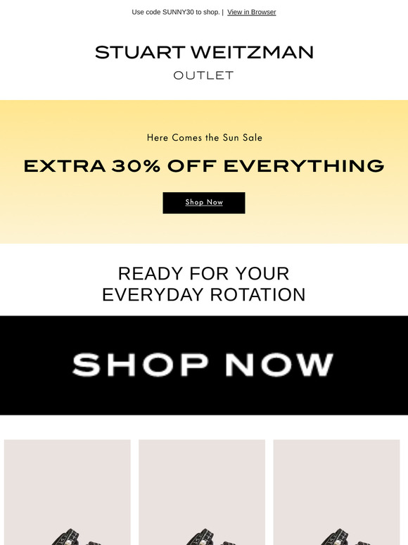 Take an Extra 30% Off the Styles You’ve Been Wanting