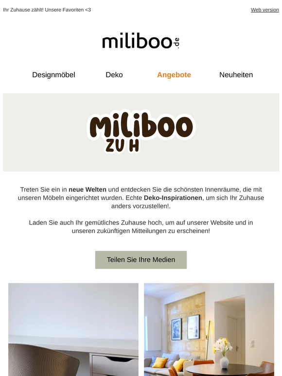 Miliboo zu hause ! 🏠