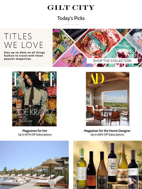 Magazines Subscriptions Up to 83% Off