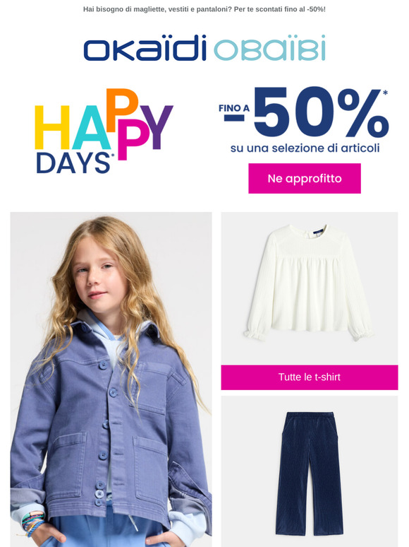 Fino al -50% su tantissimi prodotti !