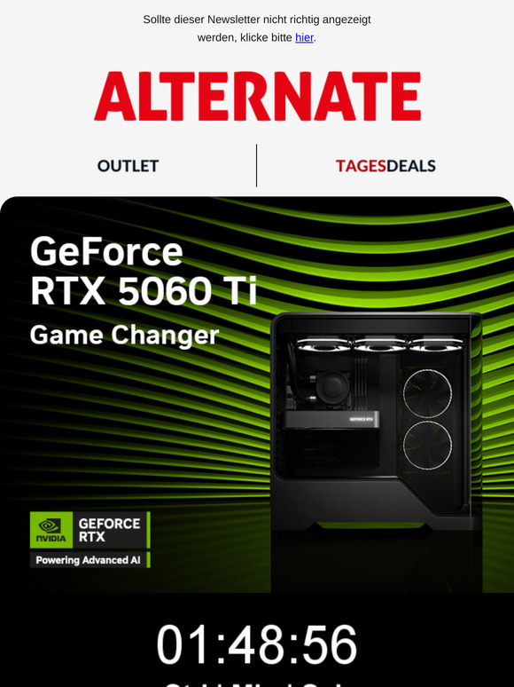 🔥 Hier kommt die GeForce RTX 5060 Ti – Um 15.00 Uhr geht’s los! ⏰