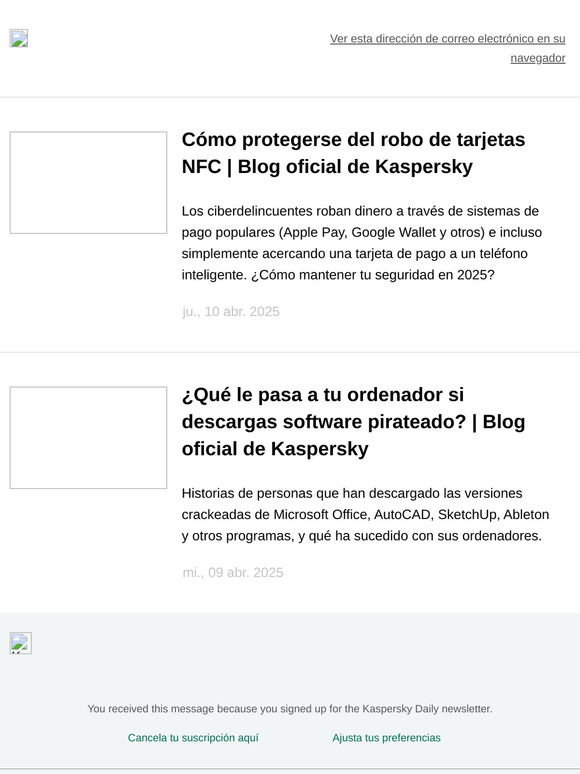 Blog oficial de Kaspersky