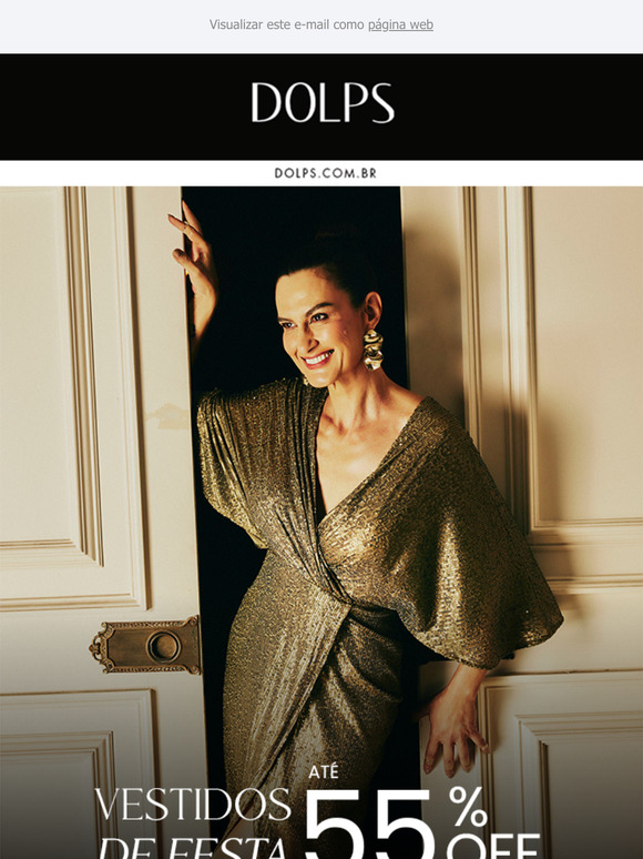 Vestidos de festa com até 55% off! 💫