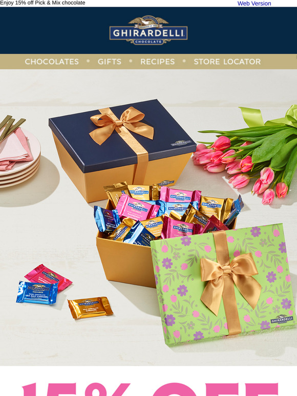 Get 15% Off Your Custom Mix of Chocolate